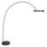 Mexlite - vloerlamp - Luna-Arc - zwart - metaal - booglamp - LED -