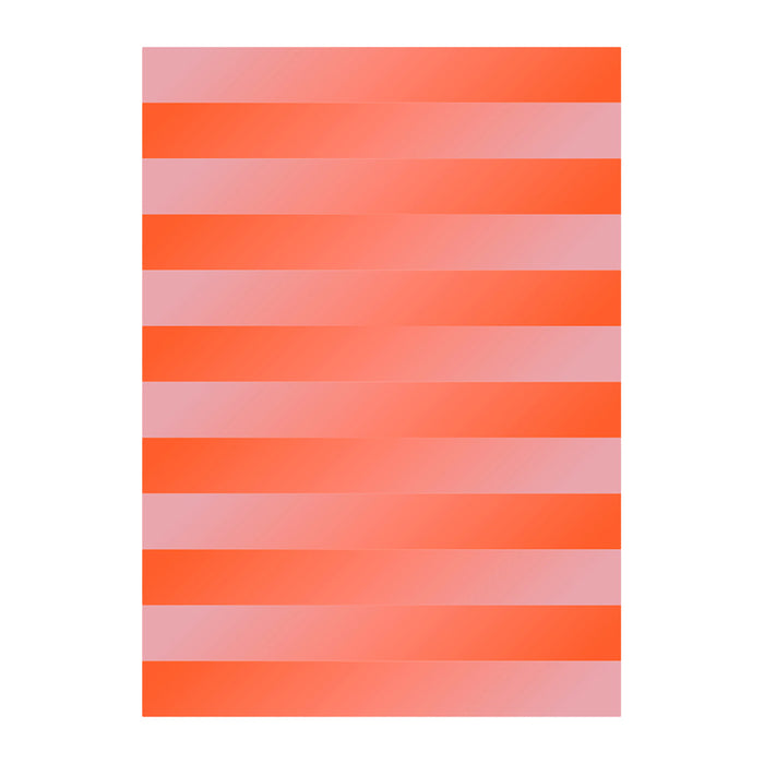 Paper Collective Absorb 05 Poster 30 x 40 cm - Orange / Pink