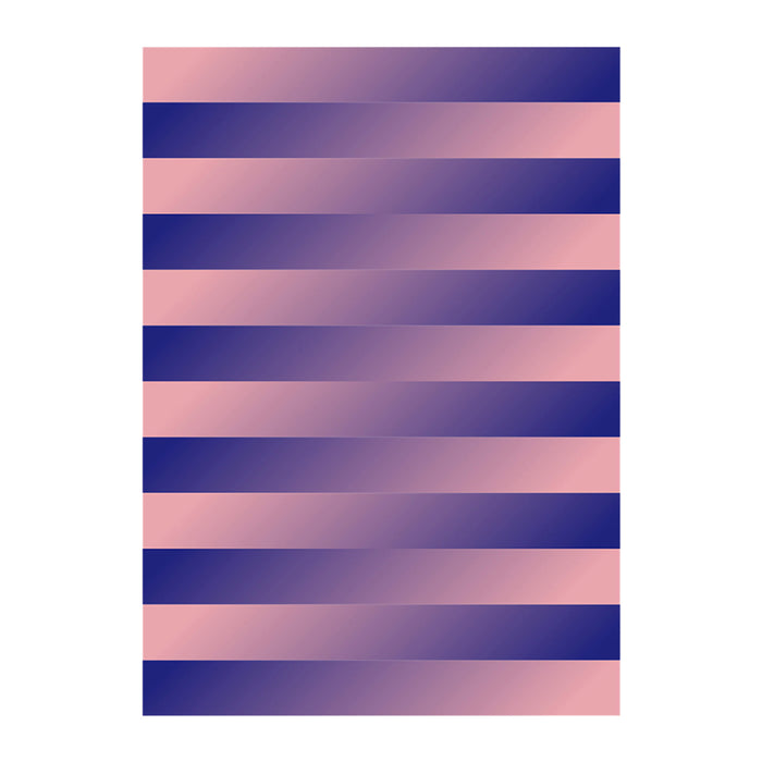 Paper Collective Absorb 05 Poster 50 x 70 cm - Purple / Blue