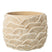 J-Line bloempot Rond Reliëf - cement - beige - large - Ø 26.