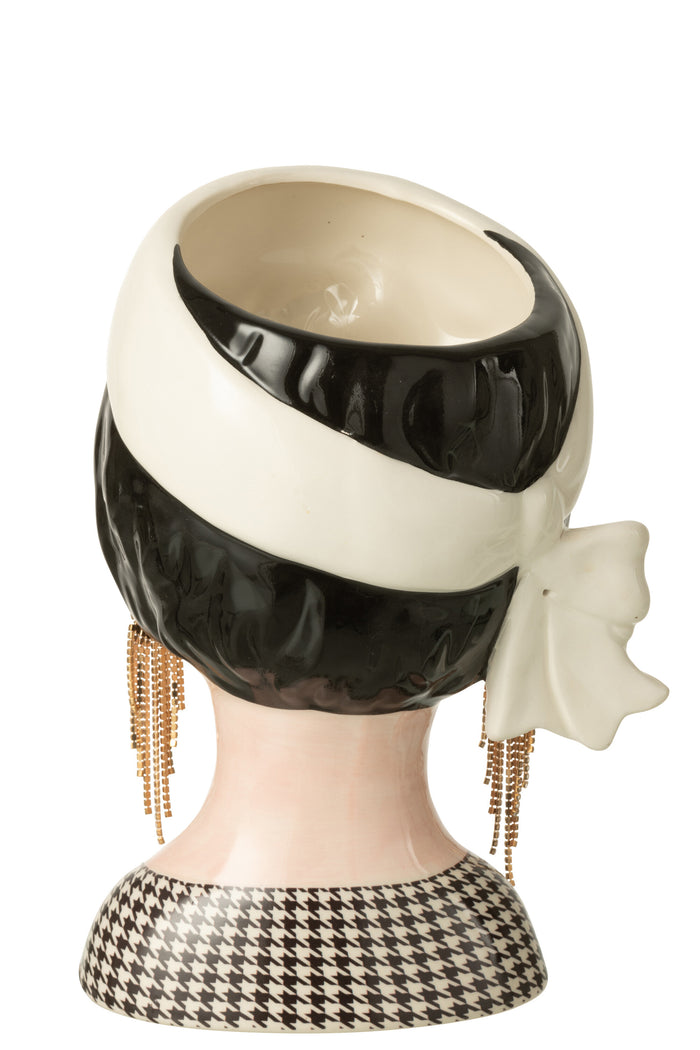 J-Line vaas Pied-De-Poule Margo - keramiek - mix