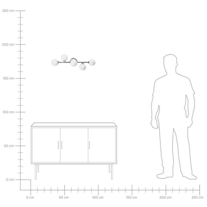 Beliani - MINOTOS - Wandlamp - Zilver - IJzer