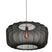 Anne Light & Home Hanglamp Sable Zwart Linnen Ø 60 cm