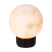Atmooz Globe Tafellamp – Alabaster|Zwart – Ø20cm – G9
