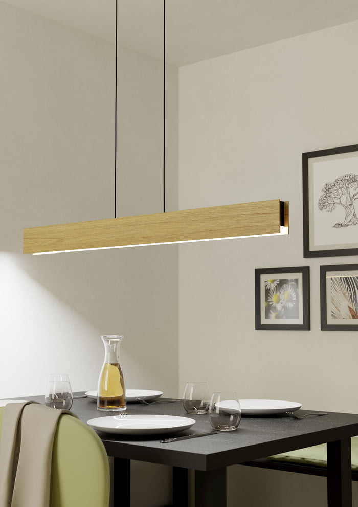 EGLO connect.z Anchorena-Z Hanglamp - 123cm - Bruin|Zwart|Wit - RGB