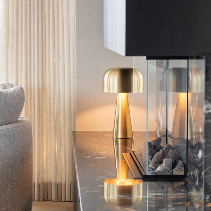 Atmooz Mush Tafellamp – Antique Brass – H25cm – E27