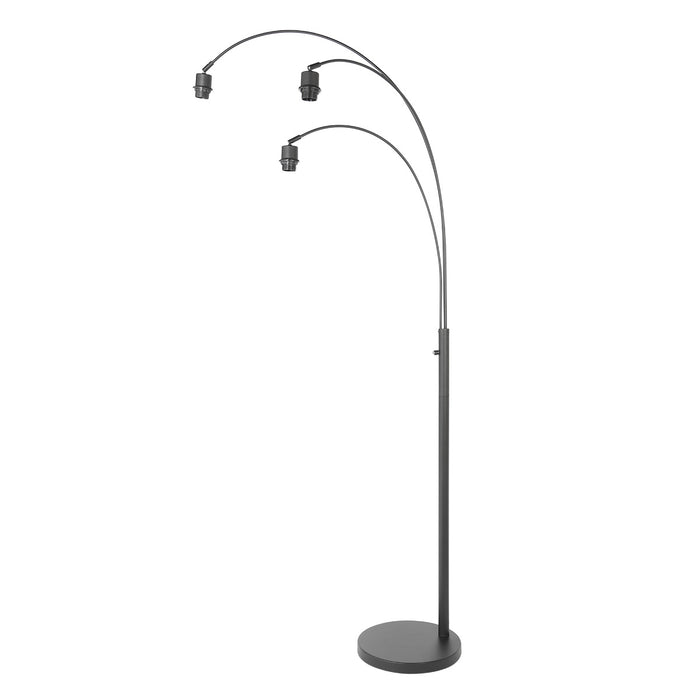Steinhauer - vloerlamp - Sparkled Light - zwart - metaal - losse