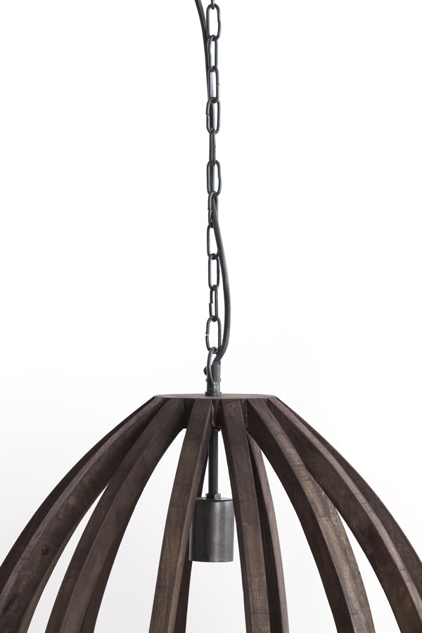 Light & Living - Hanglamp BARSIA - Ø40x42cm - Bruin