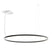 Compendium Circle 200 hanglamp LED zwart