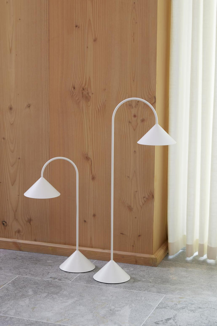 Grasp tafellamp H47 LED oplaadbaar Brushed Stainless Steel