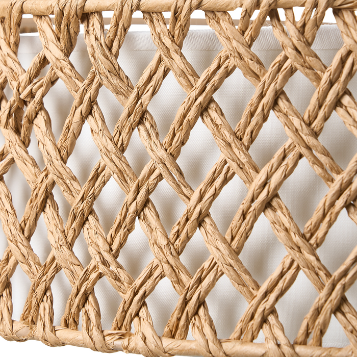 Beliani - BLONDIN - Hanglamp - Naturel - Papierkoord