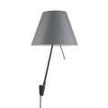 Costanzina wandlamp zwart|Concrete Grey