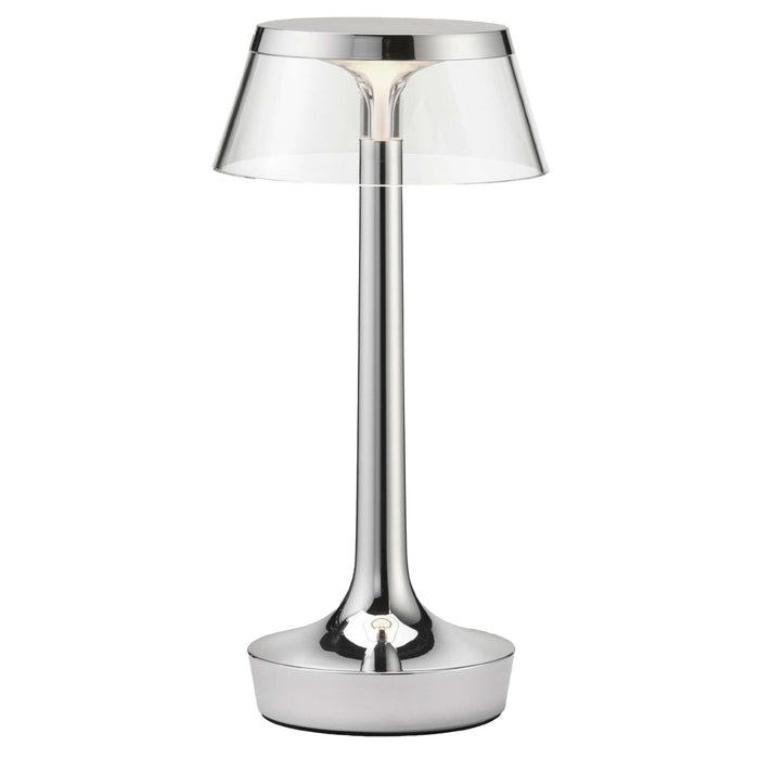 Flos Bon Jour Unplugged LED tafellamp Chrome