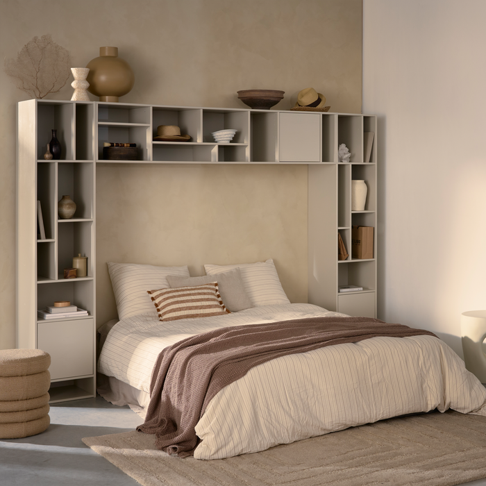 vtwonen Letterba(n)k XL Wandmeubel - Grenen - Dust - 40x194x40