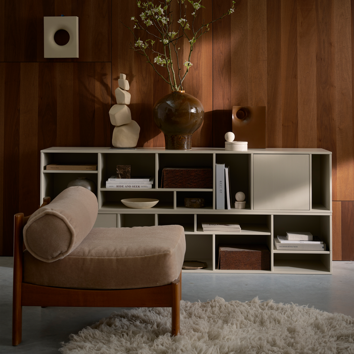 vtwonen Letterba(n)k XL Wandmeubel - Grenen - Dust - 40x194x40