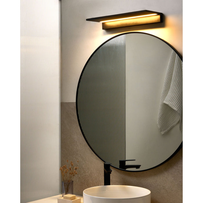 Beliani - FERREIRA - Foto- en spiegellamp - Zwart - Metaal