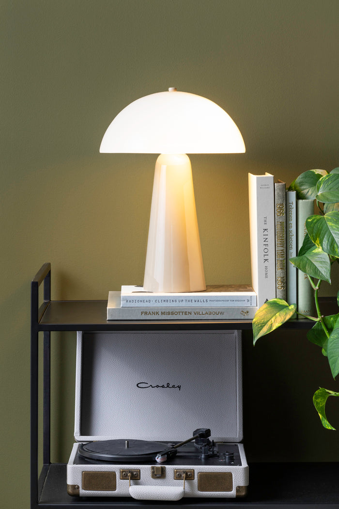 Leitmotiv - Tafellamp Vidrio Centro - Warmgrijs