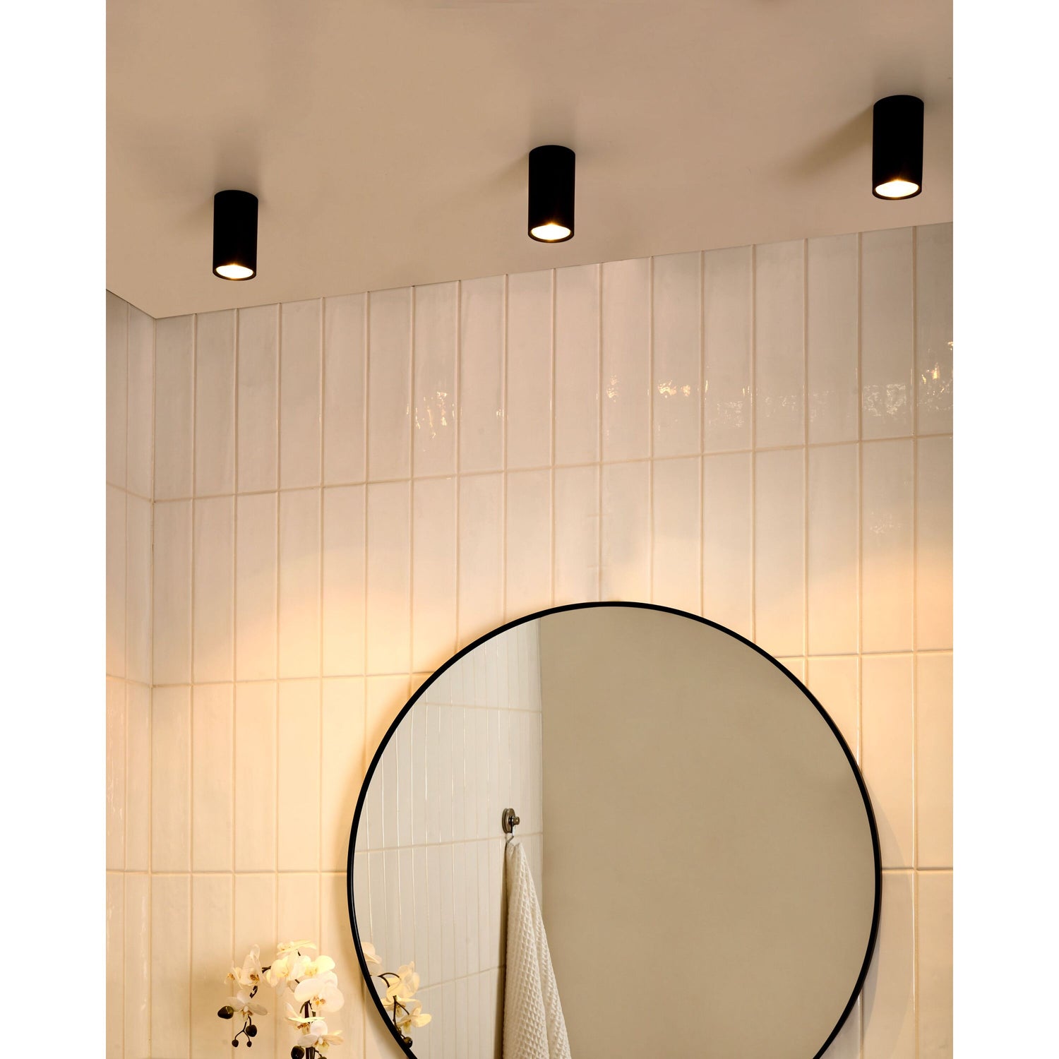 Beliani - BARCALA - Plafondlamp set van 3 - Zwart - Metaal