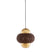Light & Living - Hanglamp CETARA - Ø26x28cm - Bruin