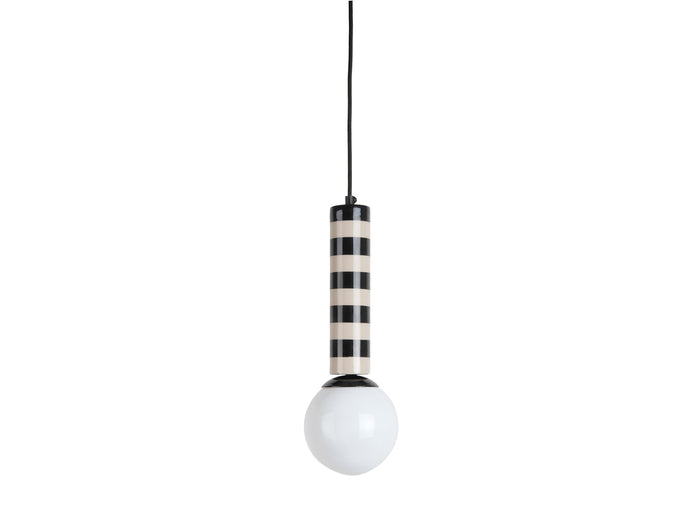 Leitmotiv - Hanglamp Rayado - Black & warm grey