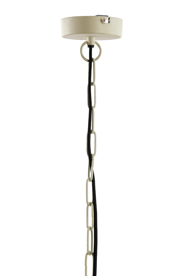 Light & Living - Hanglamp BAHOTO - Ø40x18cm - Wit