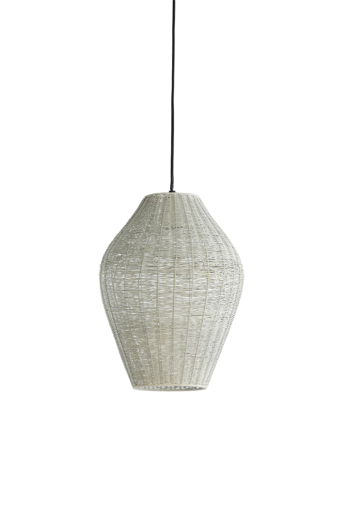 Light & Living - Hanglamp ARRIATE - Ø26x36cm - Wit