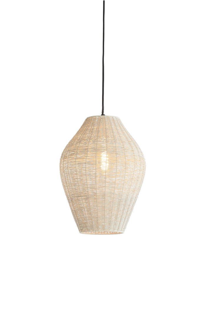 Light & Living - Hanglamp ARRIATE - Ø26x36cm - Wit