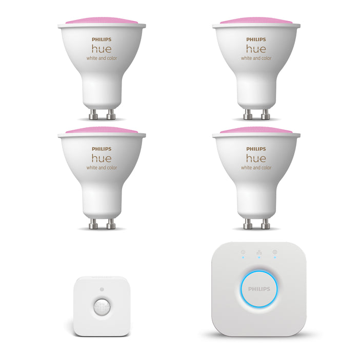 Philips Hue Starterspakket White & Color Ambiance GU10 - 4 Lampen
