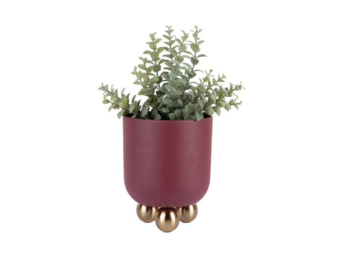 Present Time - Bloempot Estilo Small - Bordeauxrood