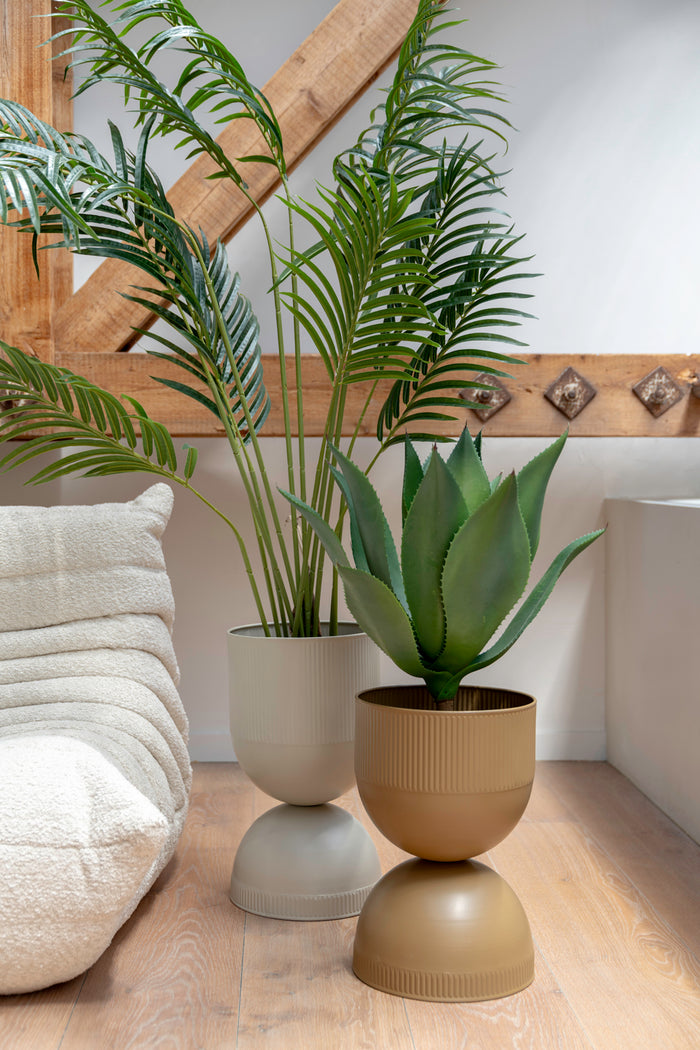 Present Time - Bloempot Tonar Large - Warmgrijs