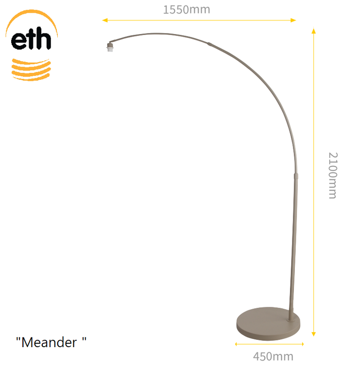 ETH Meander Booglamp Zand