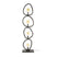 Hoyz Collection - Vloerlamp Pebble 4-lichts - Artic Zwart