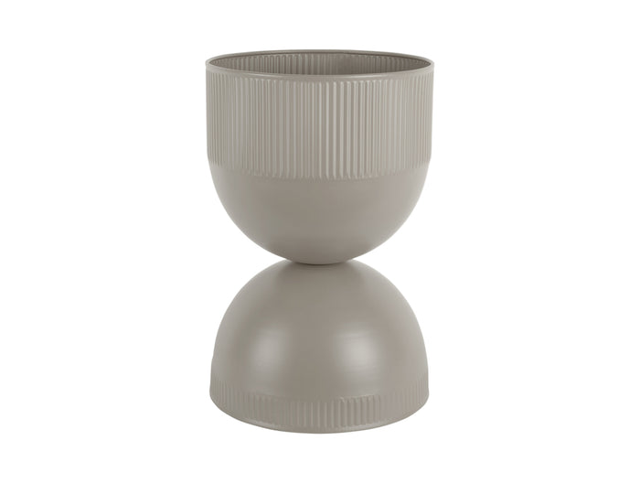 Present Time - Bloempot Tonar Medium - Warmgrijs