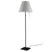 Costanza vloerlamp telescopisch met dimmer zwart|Mistic White