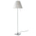 Costanza vloerlamp vast met schakelaar aluminium|wit