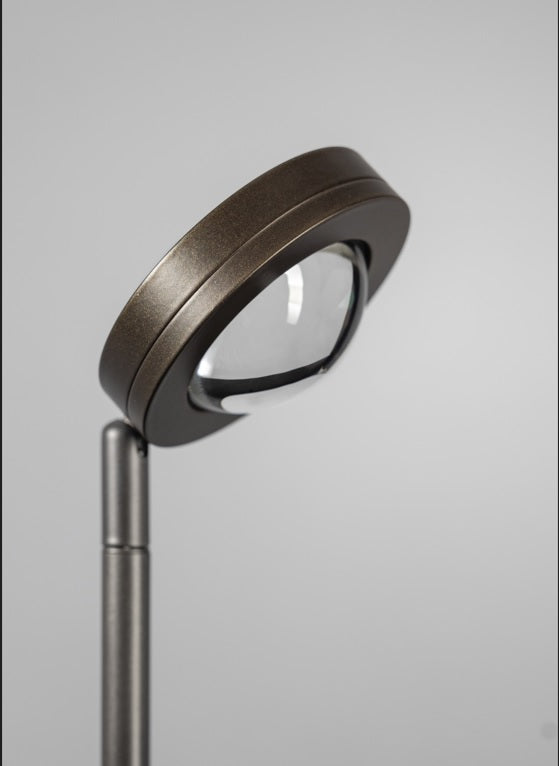 ETH Jake ROUND Vloerlamp Led met lens 3 step dimming 2700k 9w Anodic Brown  653L