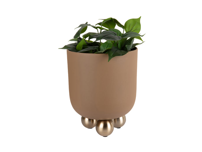 Present Time - Bloempot Estilo Medium - Mocha brown
