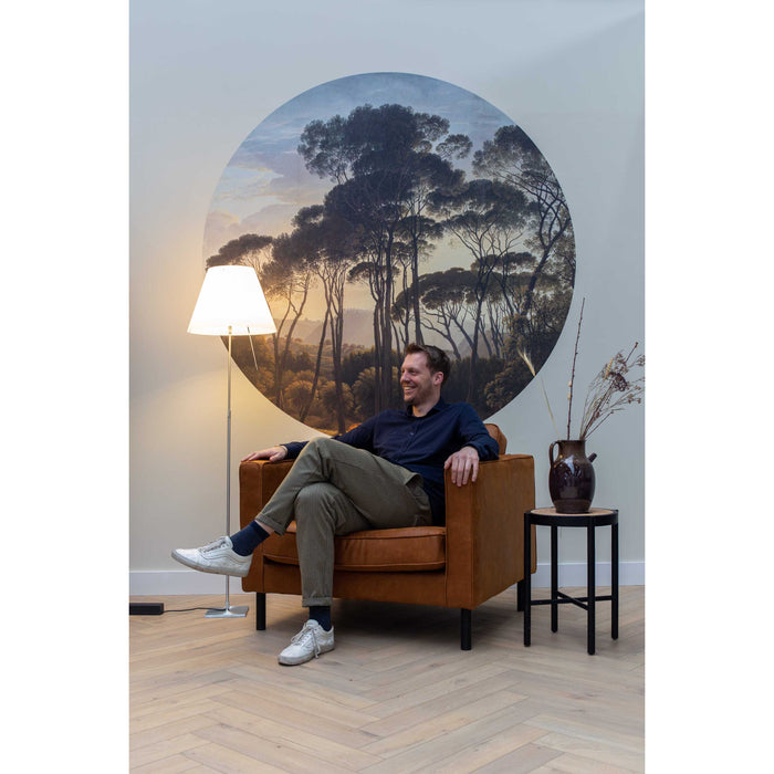 Costanza vloerlamp telescopisch met schakelaar aluminium|wit