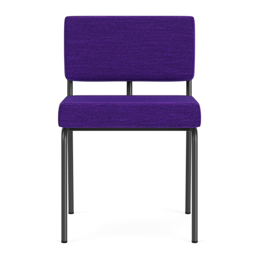 FÉST Monday Eetkamerstoel - Steelcut Quartet - Black / Purple
