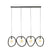 Hoyz Collection - Hanglamp Pebble 4 Lichts - Artic Zwart