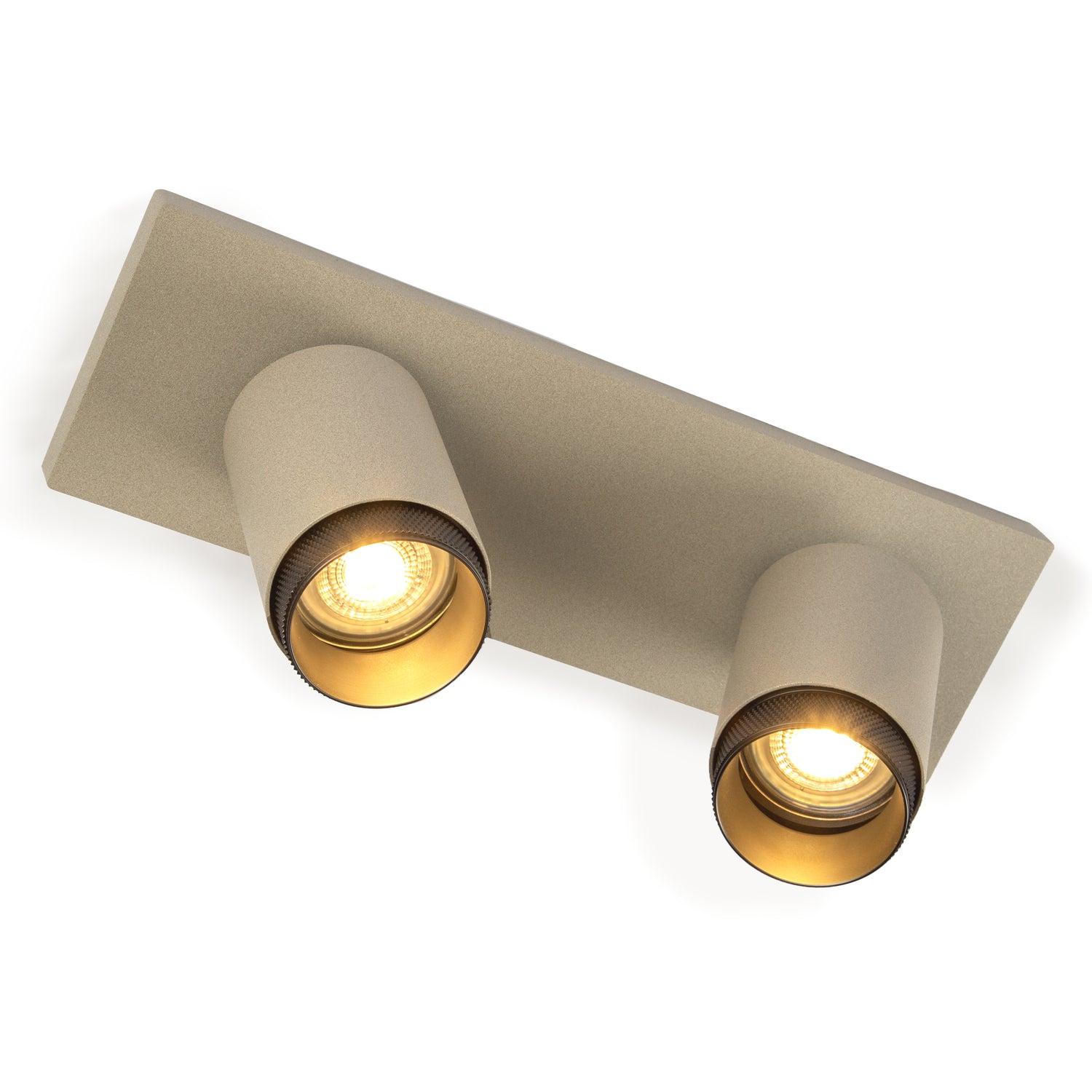 KS Verlichting Scott 2 Opbouwspot Champagne