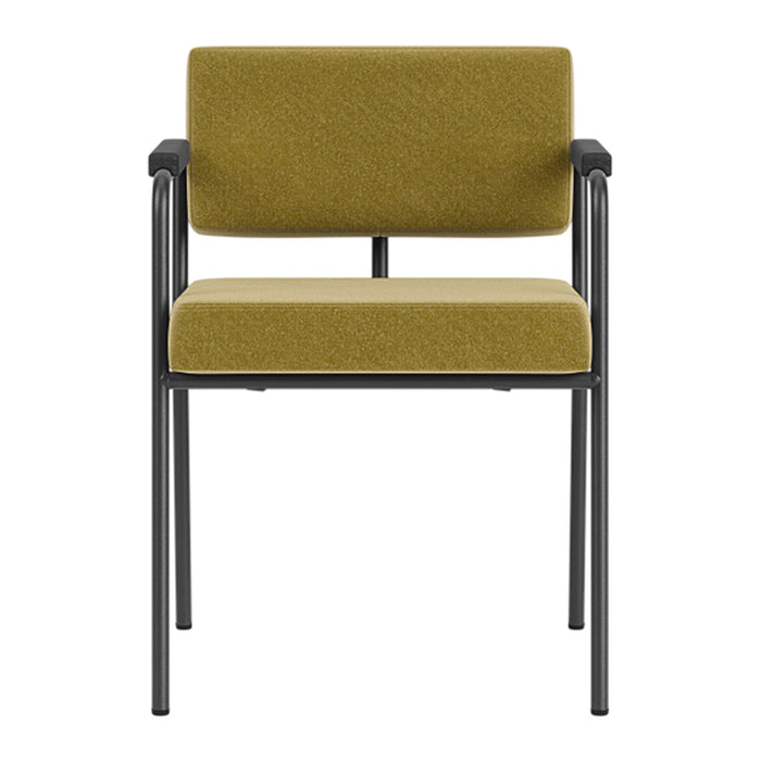 FÉST Monday Eetkamerstoel met Armleuning - Royal - Black / Pistache