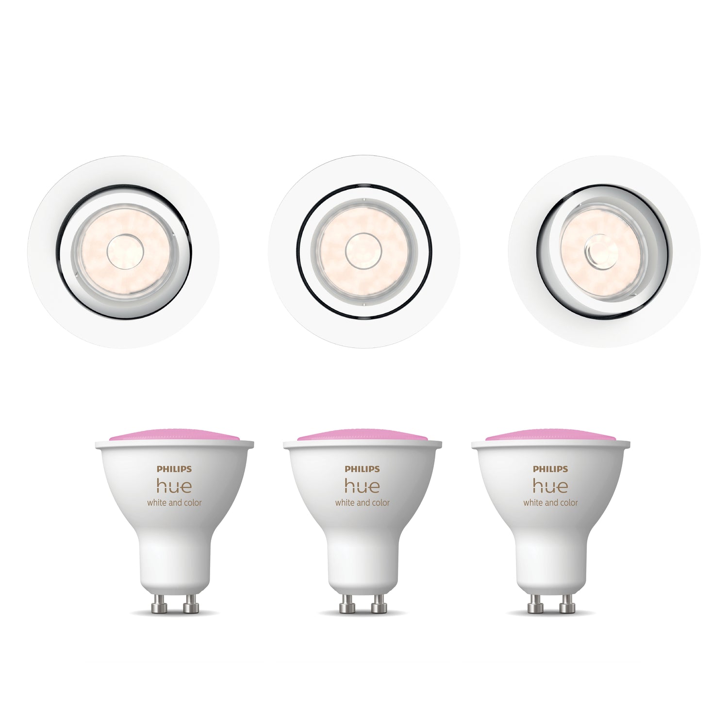 Philips Donegal Inbouwspots - Incl. Philips Hue White & Color Ambiance