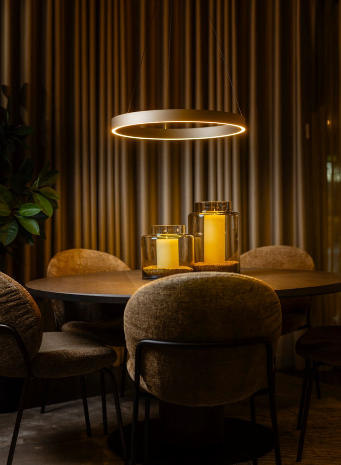 ETH Jayden Hanglamp 1 Licht 40w Dim to Warm dimbaar Champagne