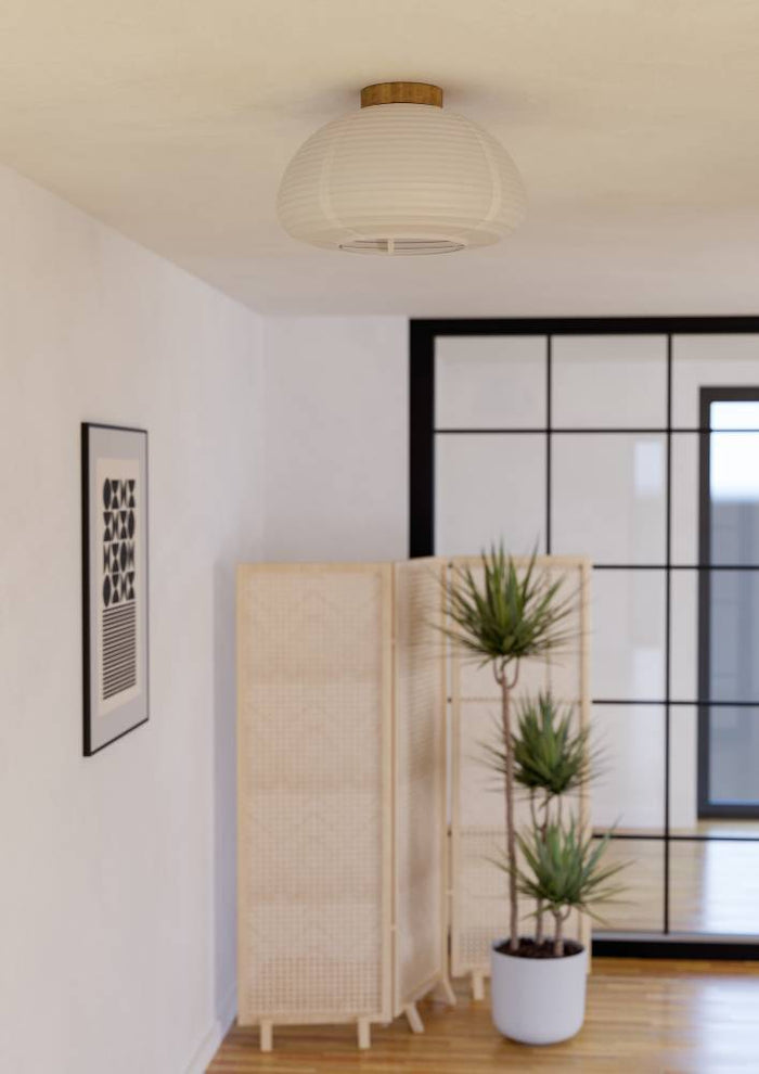 EGLO Summerhill Plafonnière - E27 - Ø 40 cm - Papier - Wit