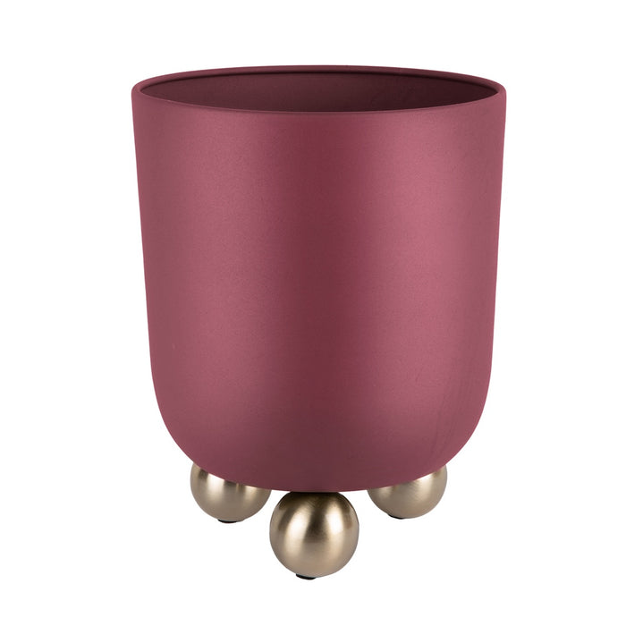 Present Time - Bloempot Estilo Medium - Bordeauxrood