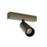 KS Verlichting Vigo 1-lichts Opbouwspot Brons