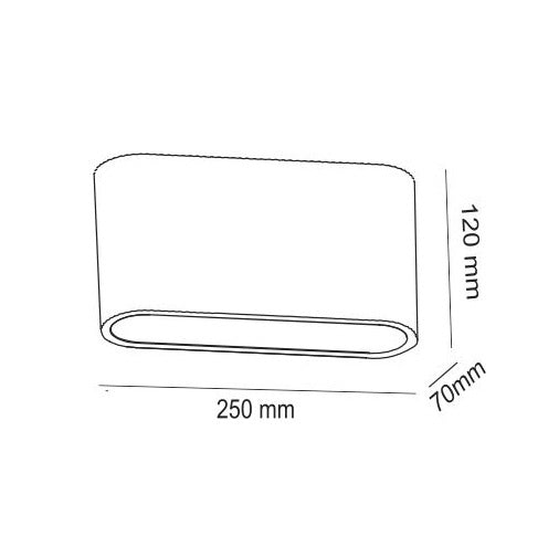 Artdelight Wandlamp Gips Lille Wit 2 Lichts