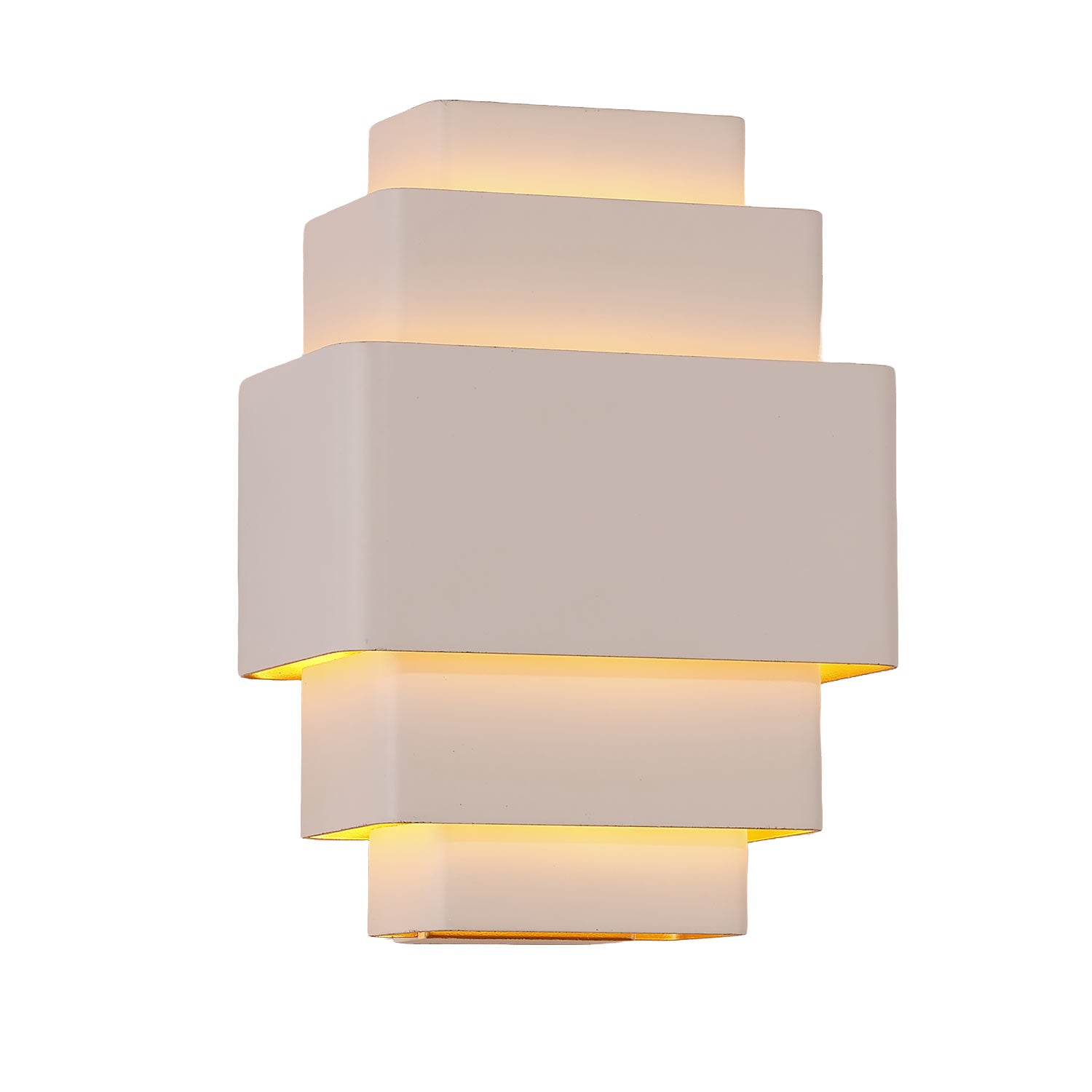 Artdelight Wandlamp Layers B 20 cm wit goud