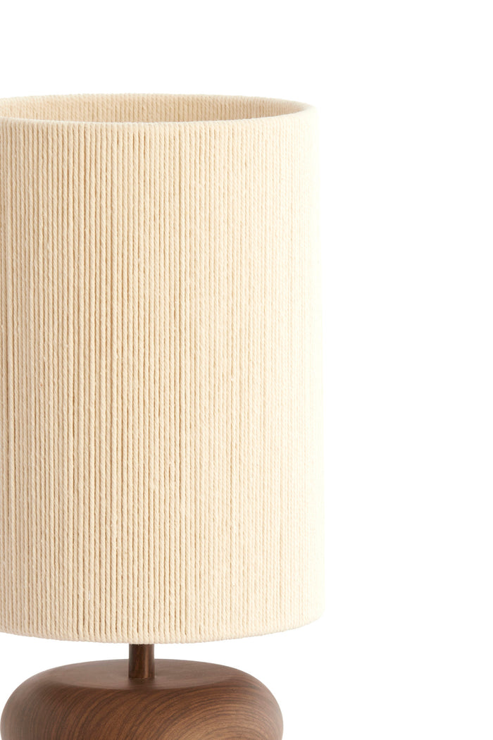 Light & Living - Tafellamp DANIALO - Ø22x50.5 cm - Bruin